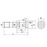 ISO Pull Stud of Carving Machine - Big-tools Industrial Supply Tools for Metal Cutting